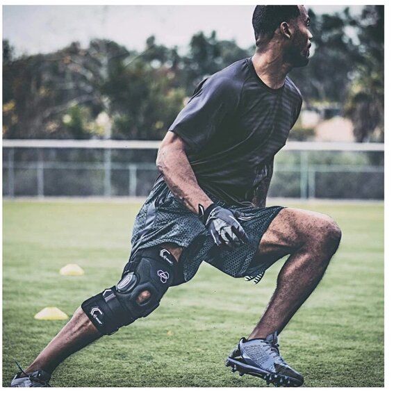 New Don Joy Performance Bionic Full stop Knee Brace (Black/Large) - Picture 6 of 7